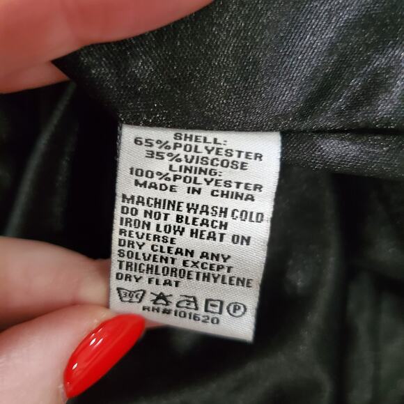 Rancho Estancia Tunic Top Womens XL Gray Blue Velvet Boho Peasant Blouse Lace - Picture 6 of 7